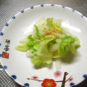 白菜の簡単おひたし